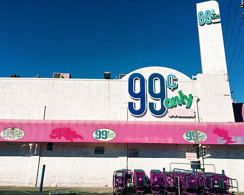 99 Cent Store. Silverlake. Los Angeles, CA, Silver Lake