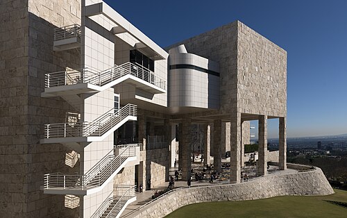 A Portion of the Getty Center in Los Angeles, California, One of Two Art Museums That Are Part of the Getty Museum LCCN2, Brentwood