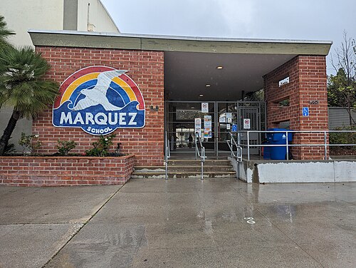 Exterior Photo of Marquez Charter School, Pacific Palisades