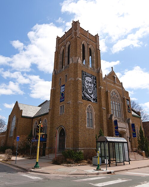 Calvary Lutheran Church, Minneapolis, April 2022, Bancroft