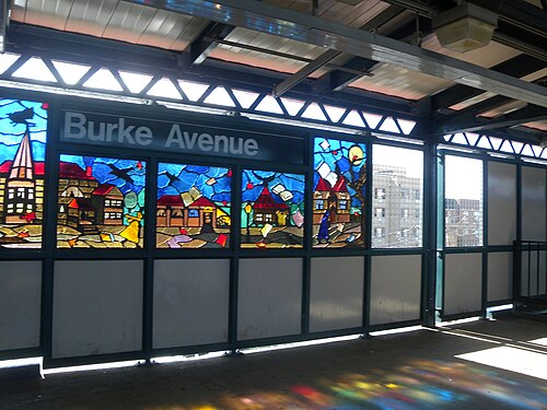 Burke Avenue IRTWP Southbound Platform, Williamsbridge-Olinville