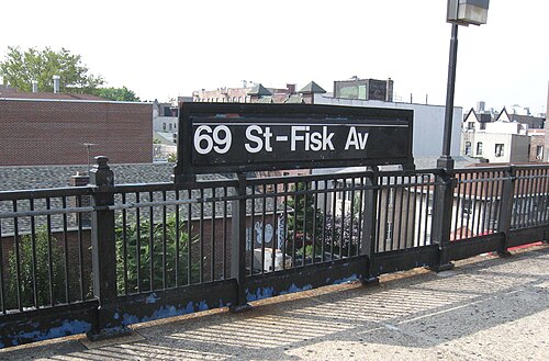69st Flushing IRT Platform, Woodside