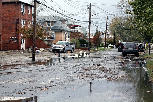 Hurricane Sandy Aftermath - Howard Beach - 10 30 2012, Howard Beach-Lindenwood