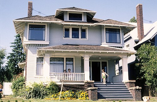 Family on Wallingford Porch, Circa 1979, Wallingford