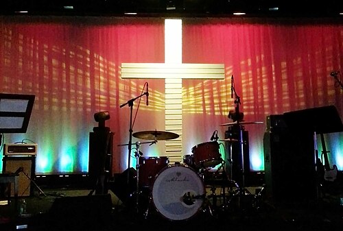 Mars Hill Church, Ballard Location, Worship Band Stage, West Woodland