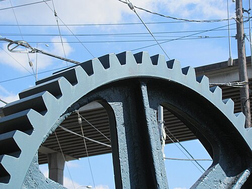 Gear from Old Spokane Street Bridge, Harbor Island