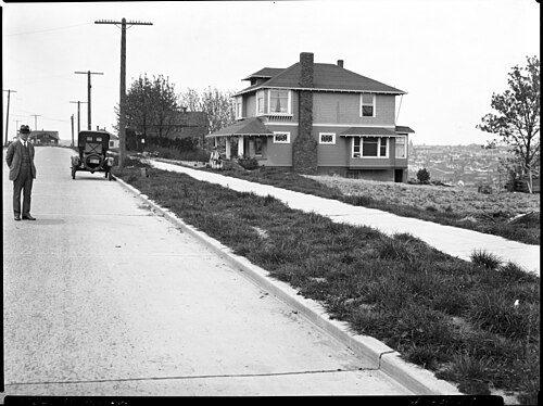 Seattle - 15th Avenue S. Near Massachusetts St., 1927, North Beacon Hill
