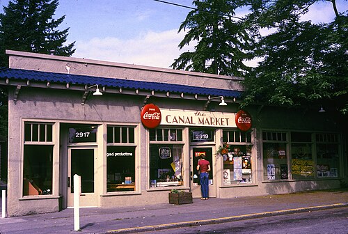 Seattle - Canal Market, 1970s, Portage Bay