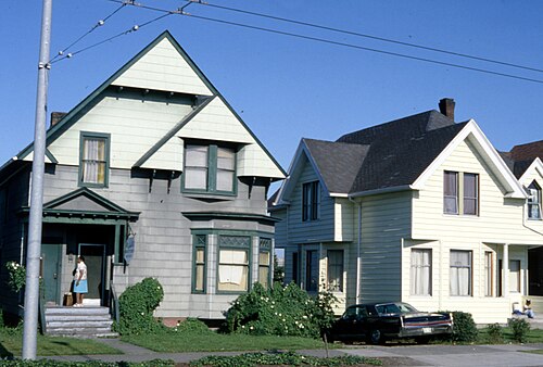 Seattle, Houses Near 23rd & Yesler, Circa 1980, Minor
