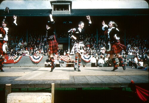 Highland Games at West Seattle Stadium, 1951, North Delridge