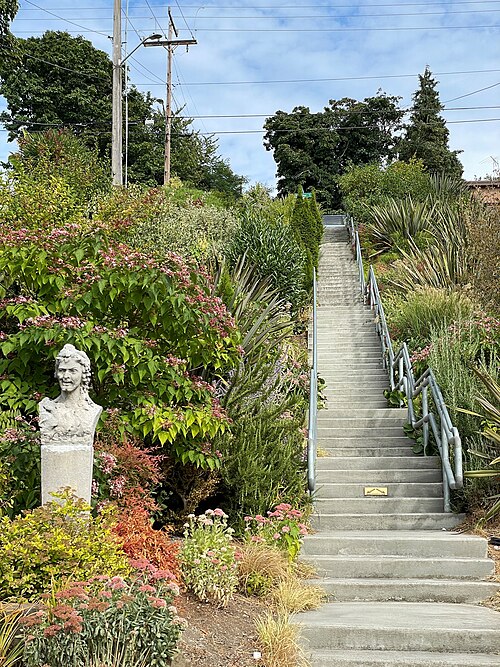 Seattle - Street Stairway Off 15th Avenue W. and W. Armour St., Circa 2010, North Queen Anne