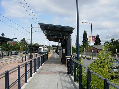Platform View Columbia City Station View, Columbia City