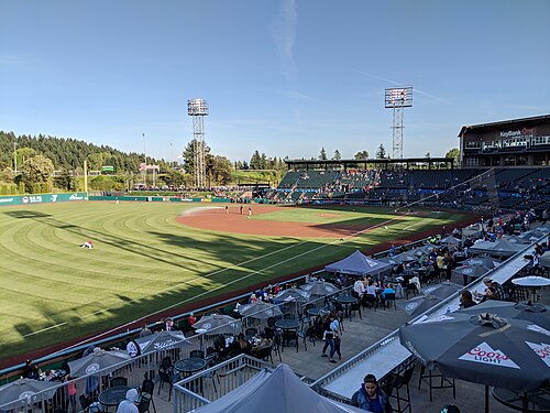 Tacoma Rainier Stadium, Central